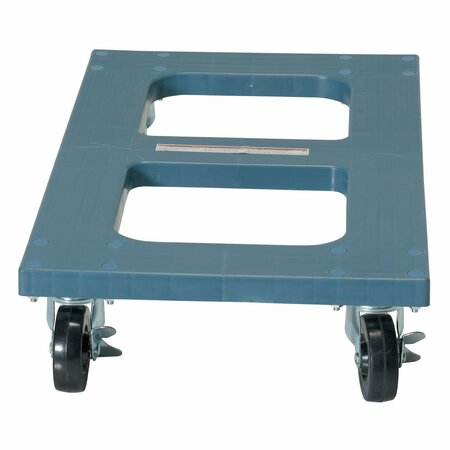 Vestil Blue Polyethylene Dolly Flush Top 1000 lb Capacity 18 x 30 DOL-1830-F